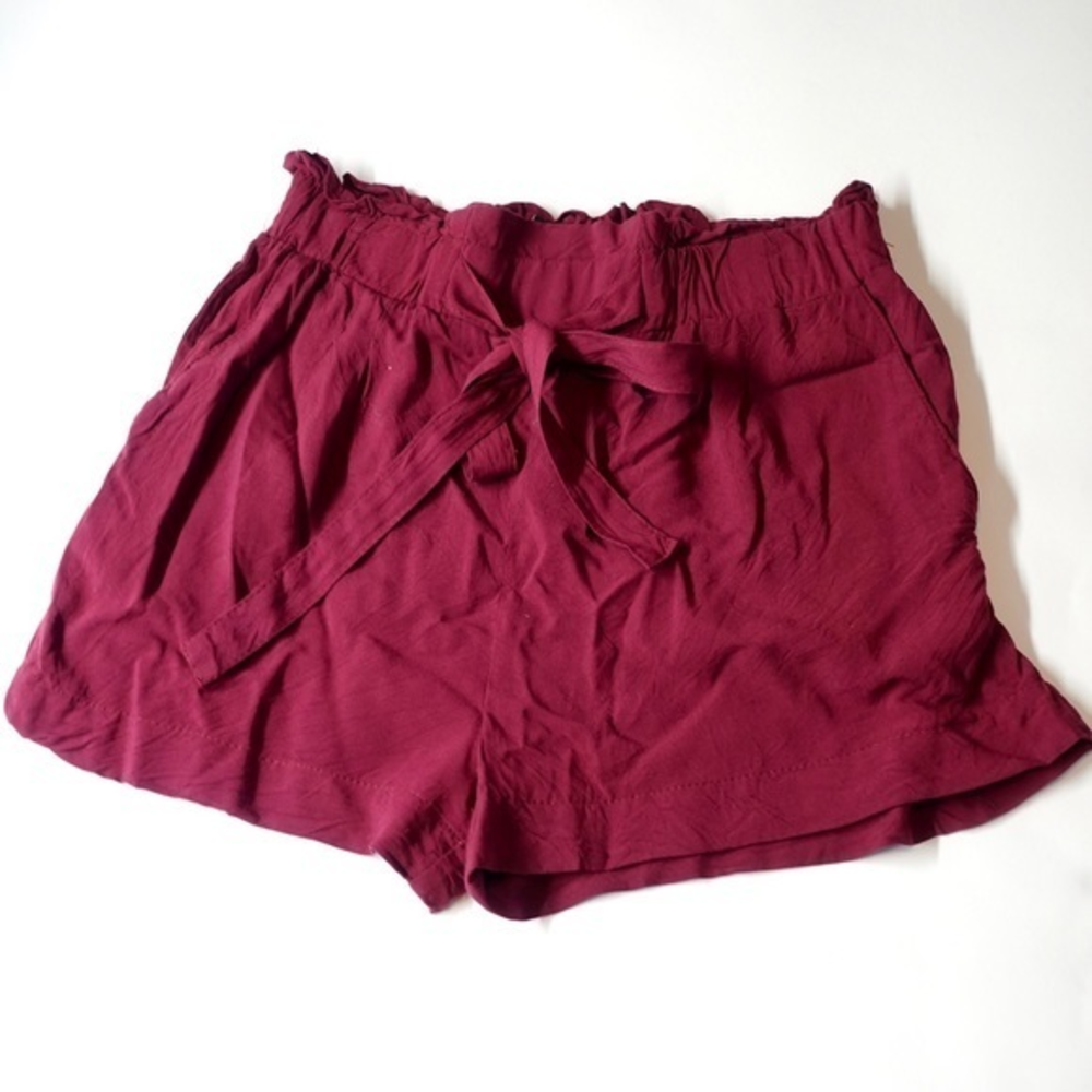 Ambiance Apparel‎ Pink Tie Knot shorts